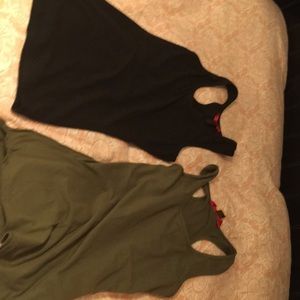 Two cozy comfy tank tops
